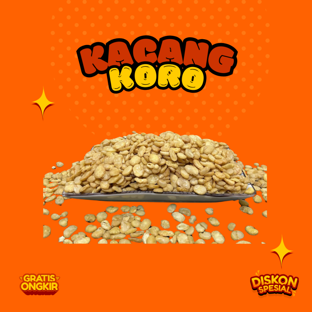

250 gram Kacang Koro Asin Crunchy – Kacang Koro Renyah & Gurih Banget! Camilan Yang Bikin Ketagihan!