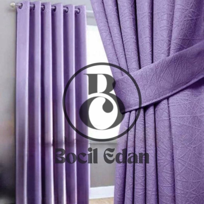 Gorden Jendela Blackout Import Polos Premium Tebal Hordeng Pintu Kamar dan Ruang Tamu Minimalis