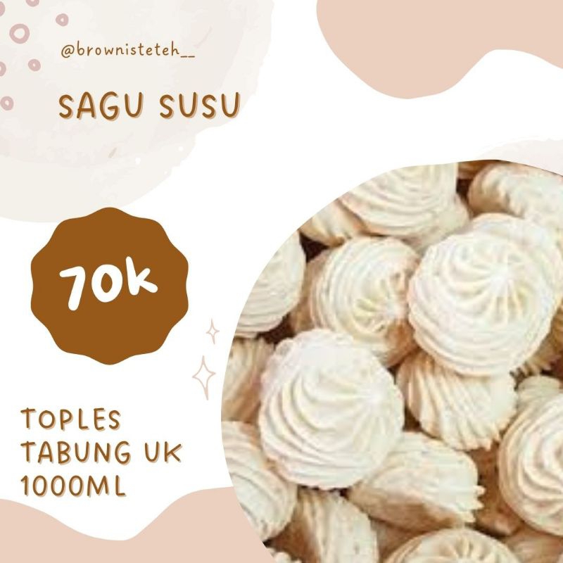 

SAGU SUSU TOPLES TABUNG 1000ML