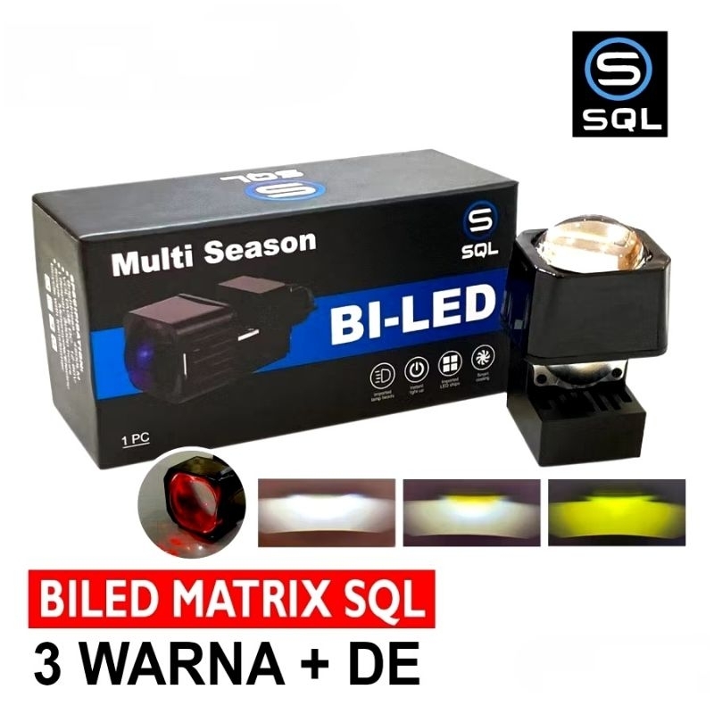Biled Matrix SQL X1 3 Warna All Weather 1.5 Inch Devil Merah