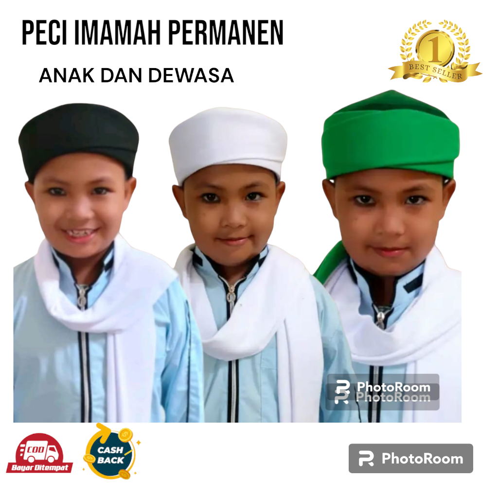 Peci Imamah Permanen Anak Dan Dewasa Peci Imamah Permanen Peci Imamah Peci Imamah Instan Peci Imamah
