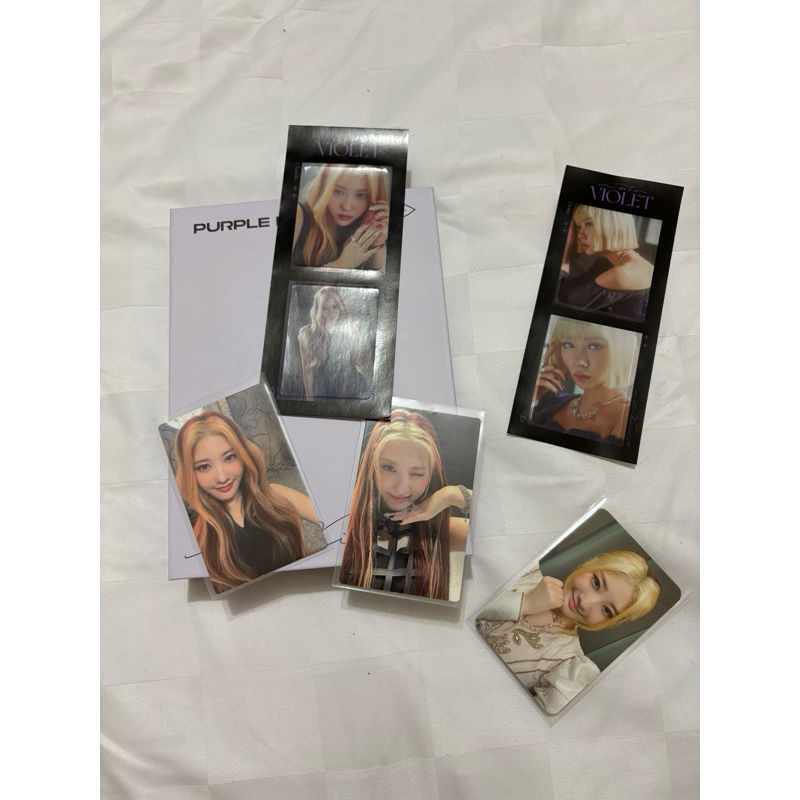 purple kiss into violet album full chaein set