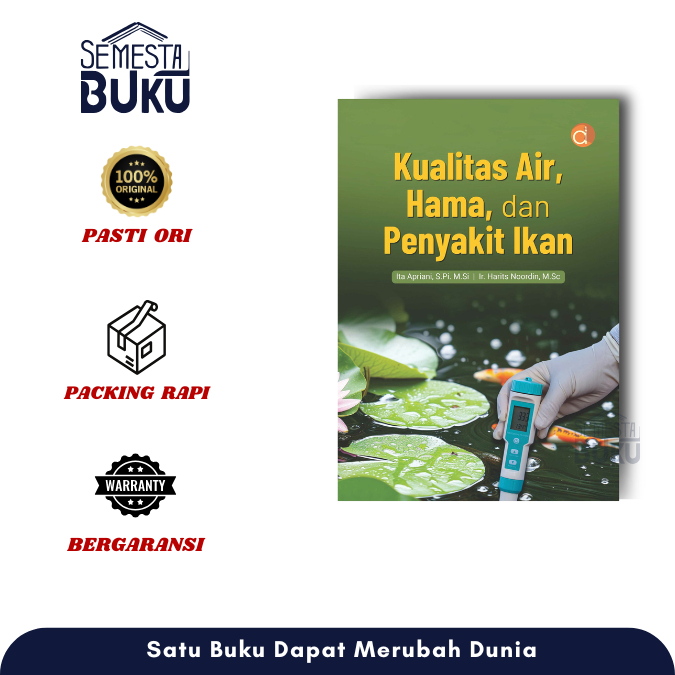 Buku Kualitas Air, Hama, dan Penyakit Ikan - Buku Perikanan dan Kelautan