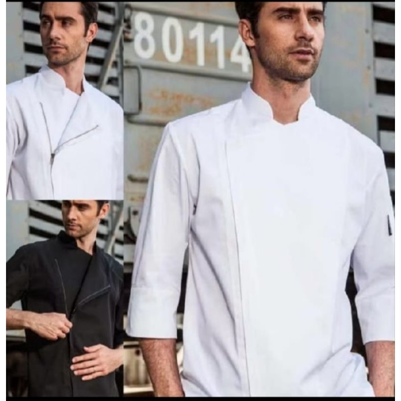 Jacket Koki Chef Jacket Chef Baju koki Seragam Koki Baju Chep