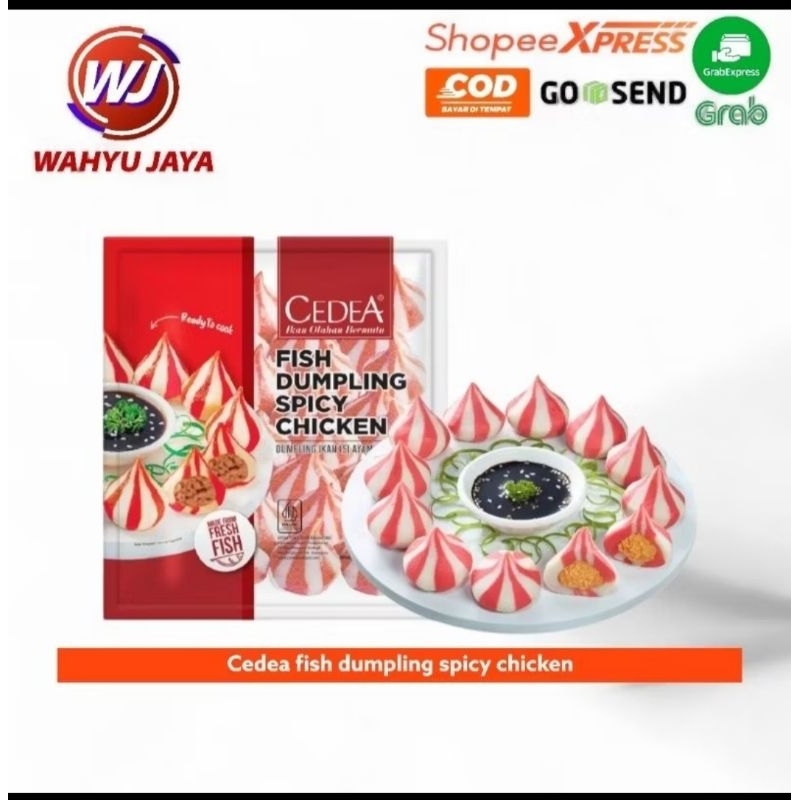 

cedea fish dumpling spicy 500gram