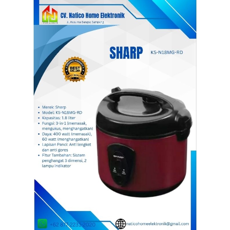 SHARP KS -N18MG-RD