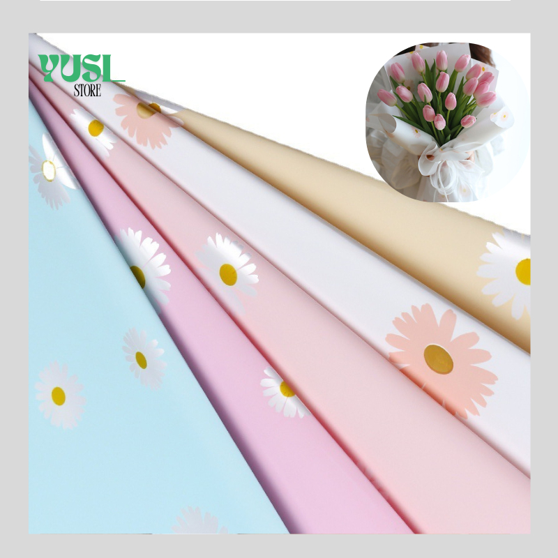 

Isi 20 LEMBAR Kertas Cellophane Buket Bunga Daisy Flower Wrapping Paper Florist Kertas KB066