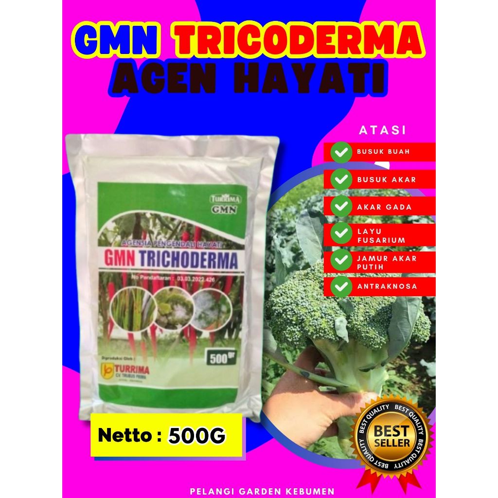 ANTI LAYU  Tricoderma Hayati Isi 500Gram, Tricoderma Infarm Isi 500Gram, Tricoderma Murni Isi 500Gra