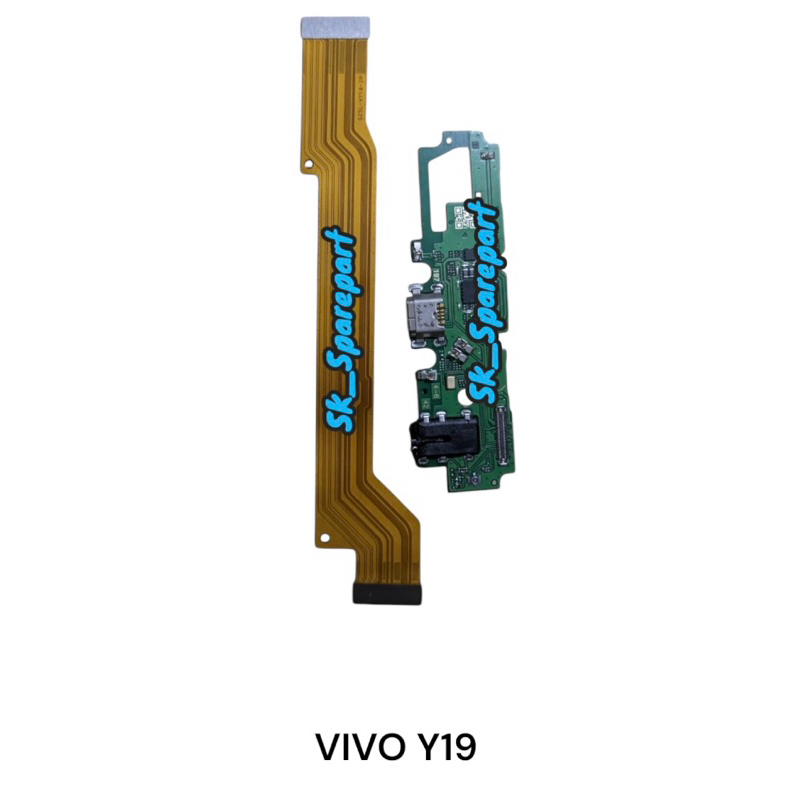 FLEXIBEL CHARGER VIVO Y19 PAPAN CAS FULLSET IC + FLEXIBEL BOARD VIVO Y19 SATU SET