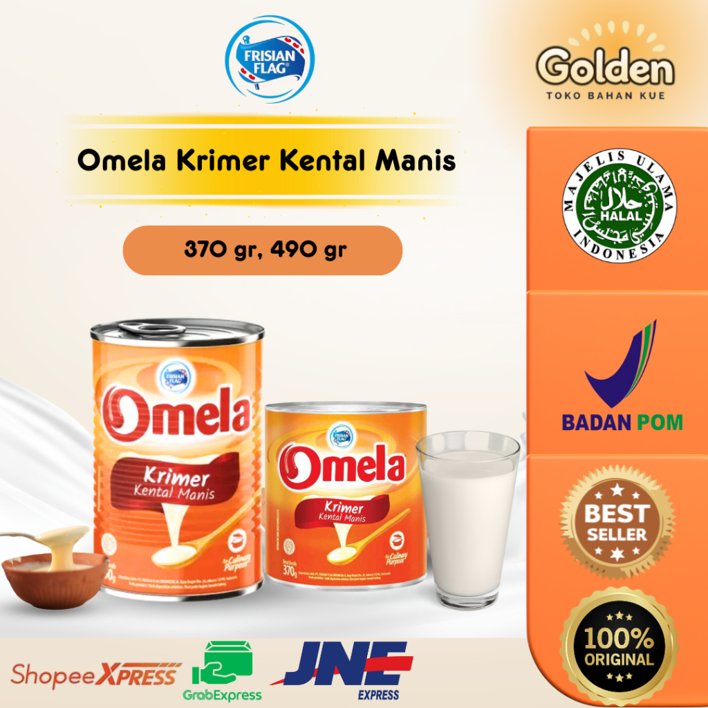

Omela Susu Krimer Kental Manis Kaleng 370 gr / 490 gr