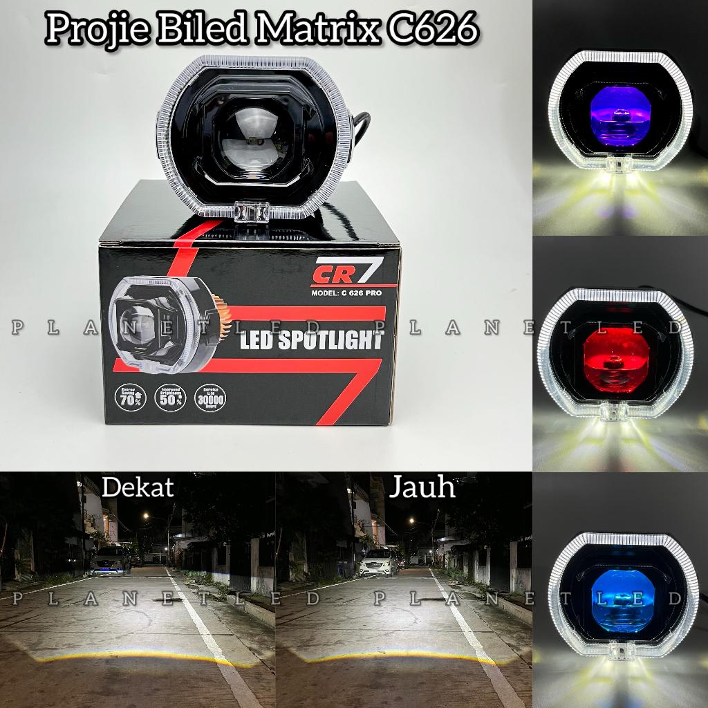 Lampu Projie Biled Matrix X1 Flat Cut Premium Biled C626 ZE9X Original