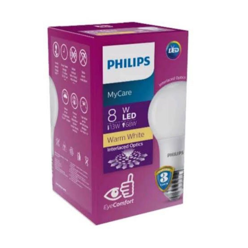 Lampu LED PHILIPS 8 Watt