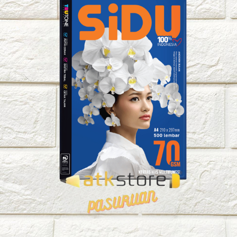 

Sidu Kertas Hvs A4 70gsm - HVS Putih Bersih Isi 500 Lembar Fotocopy & Print