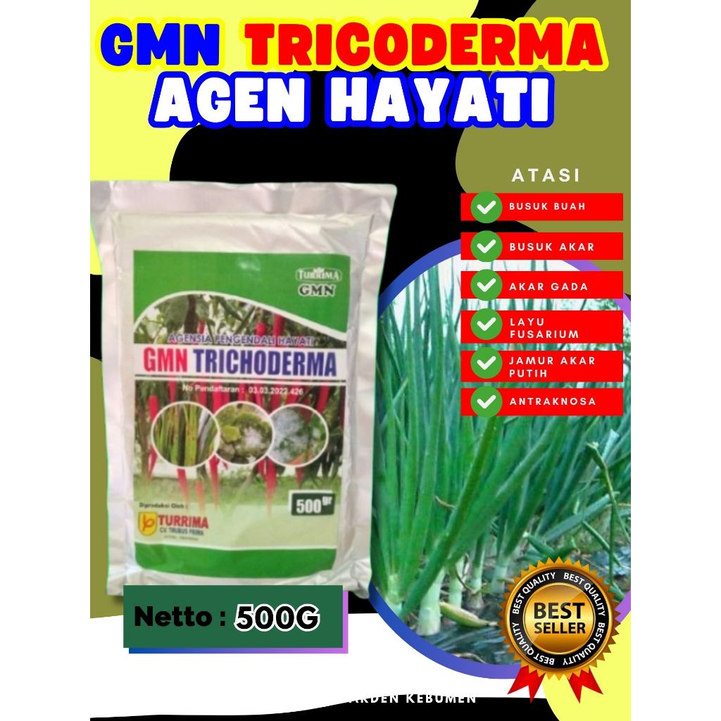 BEBAS JAMUR  Tricoderma Murni Isi 500Gram, Tricoderma Organik Isi 500Gram