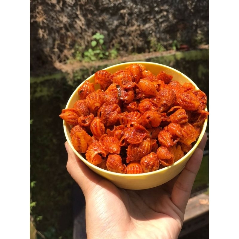 

250gr Makaroni Kerang Pedas / Ext Pedas / Original Daun Jeruk.
