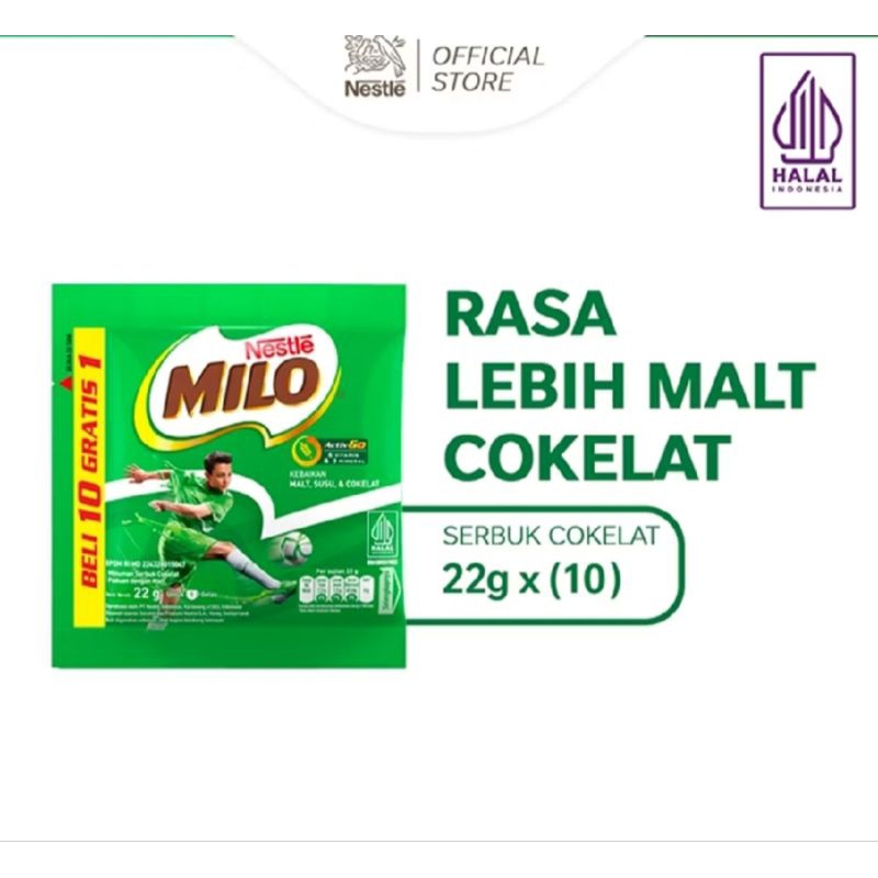 

Milo Activ-Go Sachet 22gr - 10 Pcs