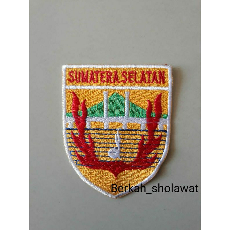 Bet,badge,atribut,emblem,logo,bordir kwarda sumatera selatan
