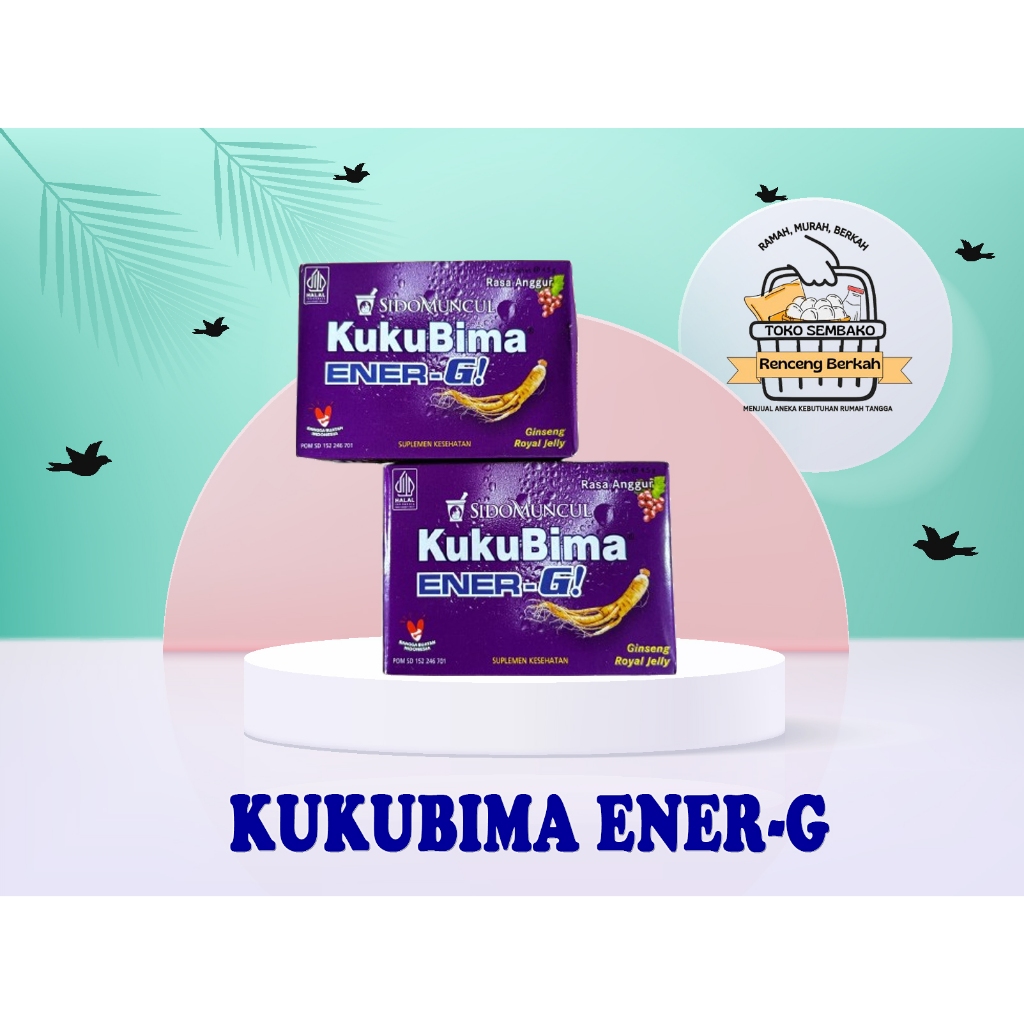 

KUKU BIMA ENER-G ISI 6 SACHET SIDO MUNCUL