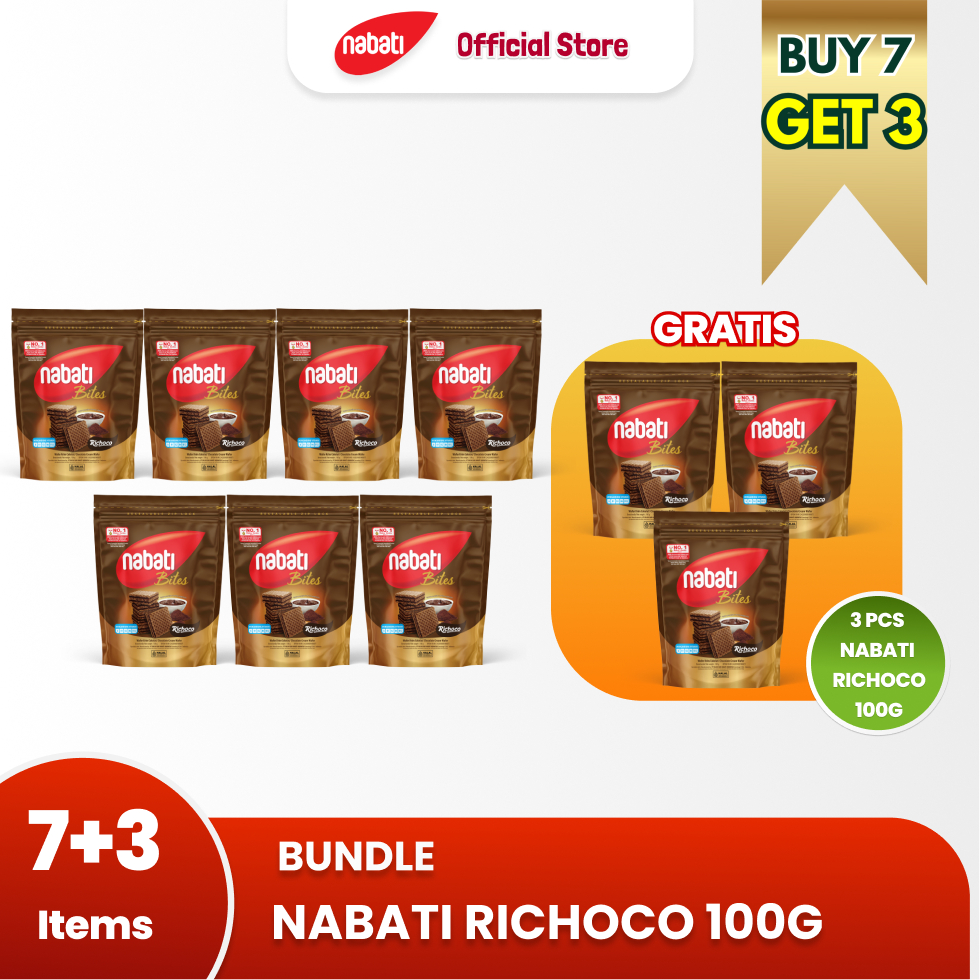 

[Bundle] NABATI Bites Richoco 100g x 10
