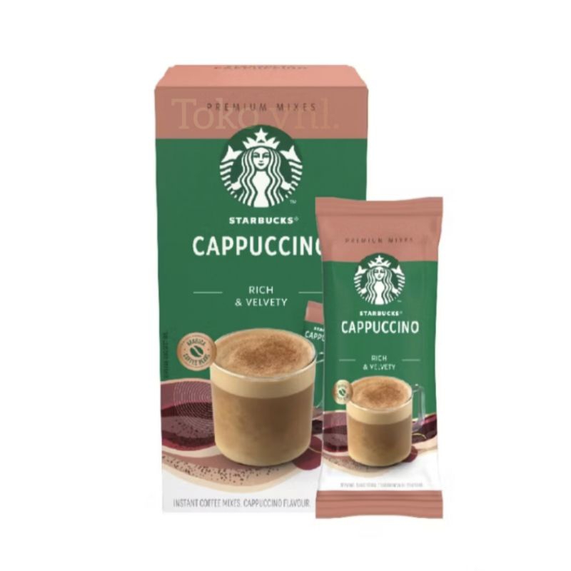 

Starbucks Cappucino Kopi Premium Mixes Sachet @18gram