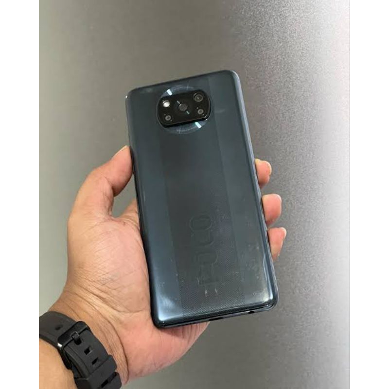 Poco x3 nfc second batangan minus layar ada garisnya