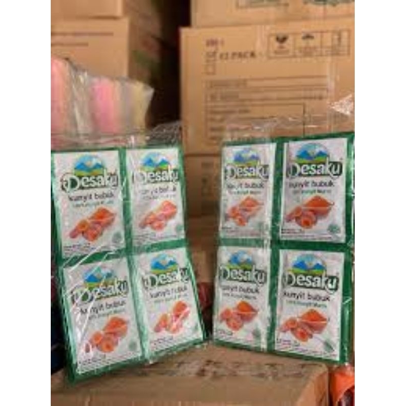 

Desaku Kunyit Bubuk Saset 1 Pak X 2 Lusin