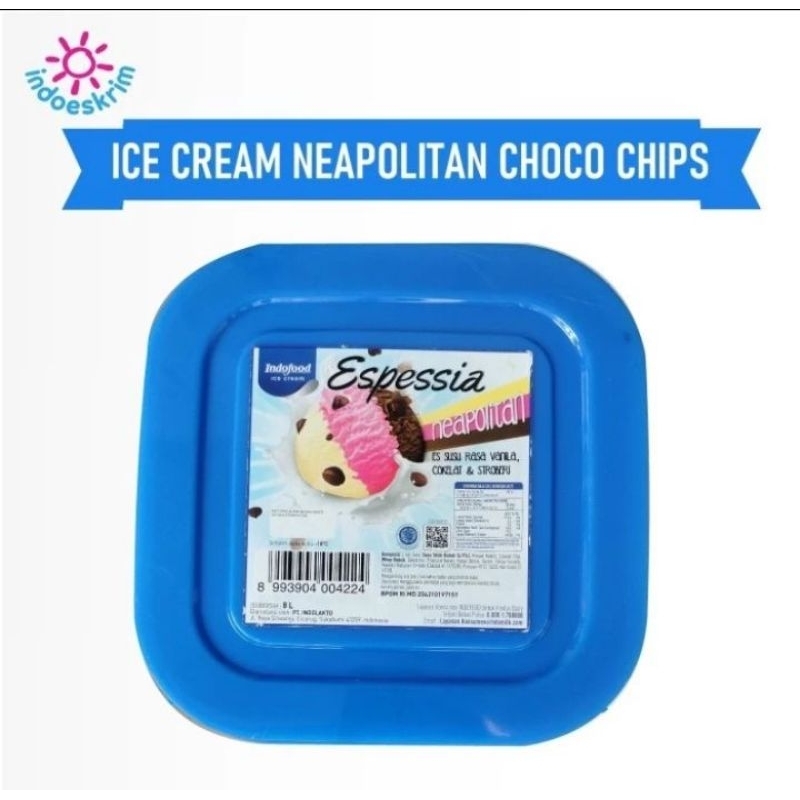 

(sabtu minggu BUKA) Espessia Indo Eskrim Indofood 8 Liter Neopolitan