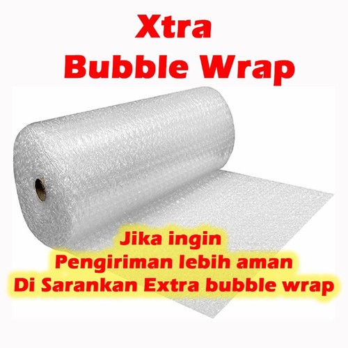 

Packing Extra Buble Wrap Untuk Tambahan Packing Lebih Aman