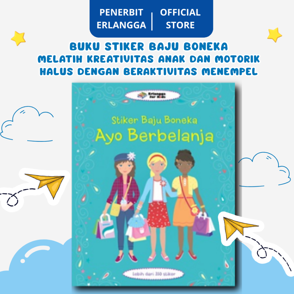 

[Erlangga Official] Buku Aktivitas Anak dilengkapi dengan Stiker: Ayo Berbelanja