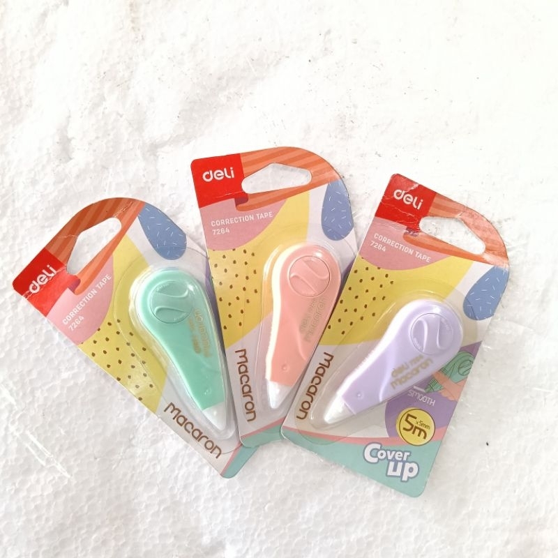 

DELI 7264 MACARON CORRECTION TAPE - TIPE X PITA