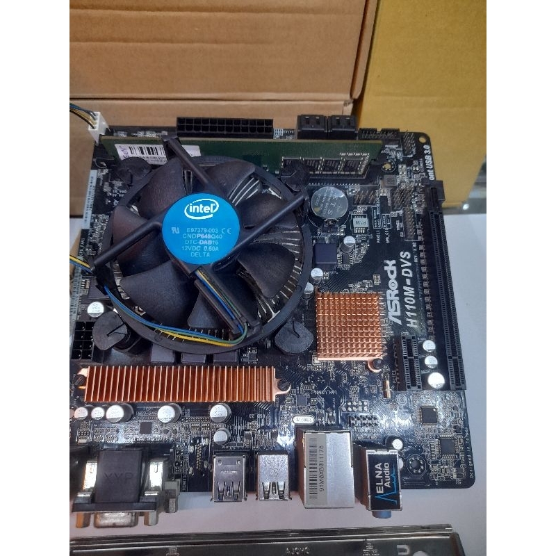 Mainboard H110 + i3 6100 + ram 8gb ddr4