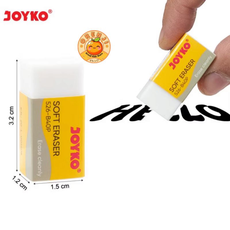 

Penghapus / Stip / Eraser Joyko Putih Kecil B40 / B40P