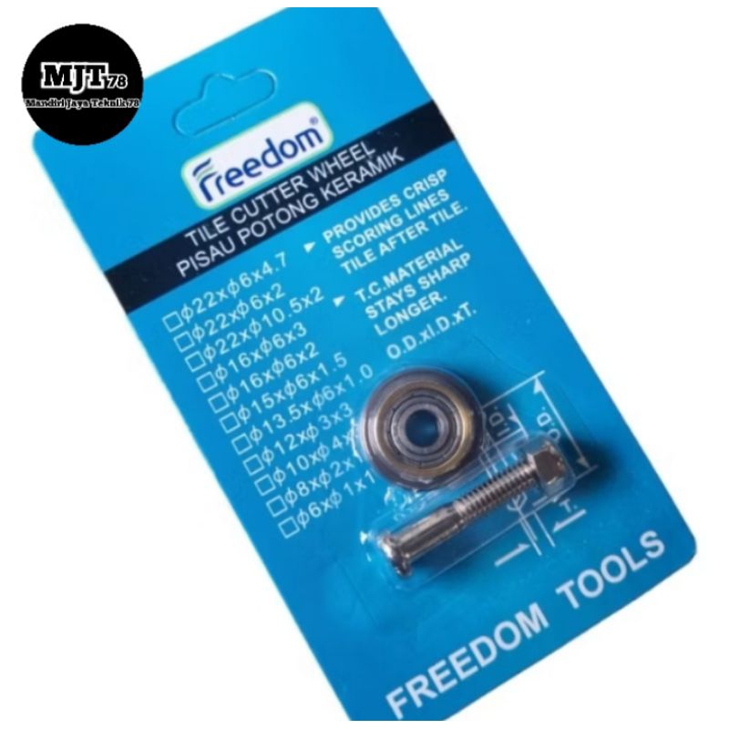 Mata pisau keramik bearing dorong manual