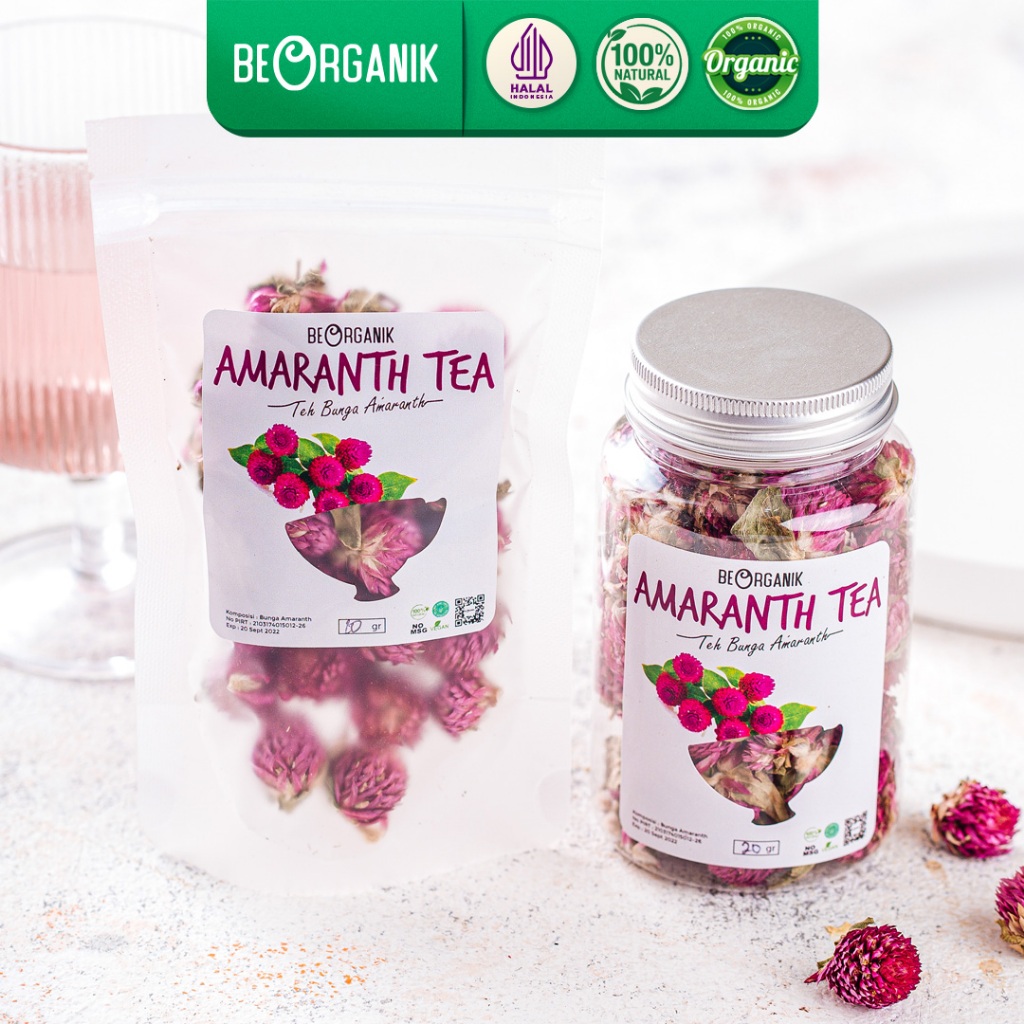 

Globe Amaranth Tea Beorganik / Teh Bunga Amaranth Organik