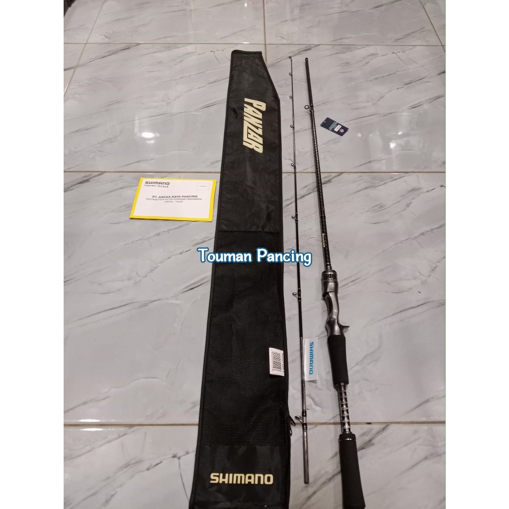 Joran BC Shimano Panzar 166ML-2 (Casting) | Cincin Fuji Alconite, 2 Section