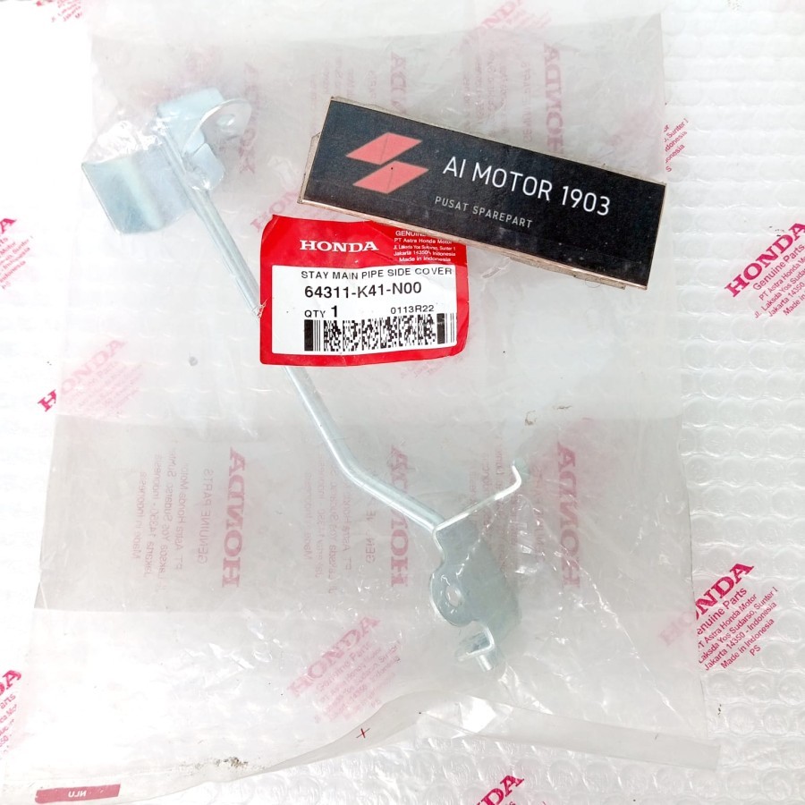 STAY MAIN PIPE BREKET DUDUKAN SAYAP BAWAH SUPRA X 125 FI AHM 64311-K41-N00