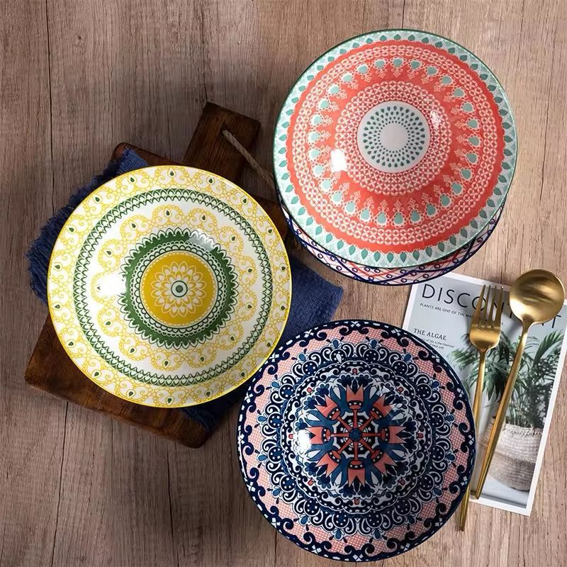 Aria Ramen Bowl Soup Ceramic | Keramik Mie Mangkok Sup Besar