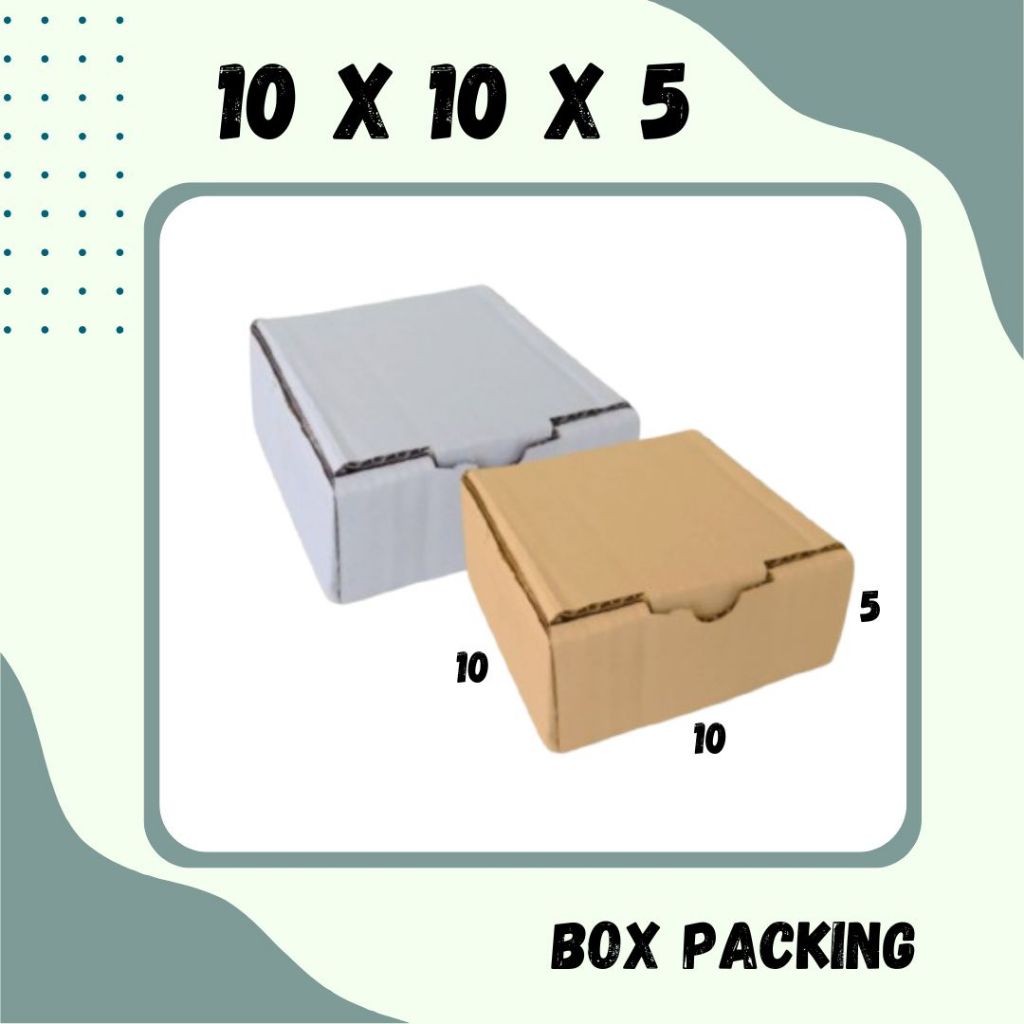 

Kardus 10x10x5 LD Box Packing Kotak Kemasan Karton Souvenir Dus Sparepart Minyak Wangi Kosmetik