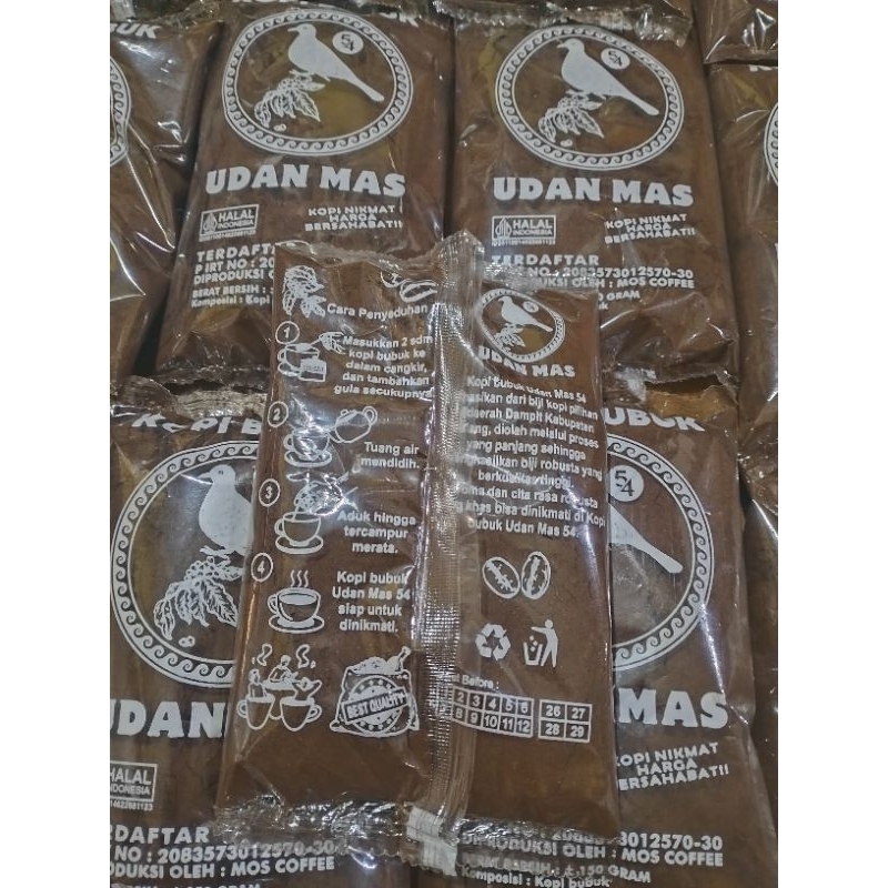 

KOPI BUBUK ROBUSTA JAWA TIMURAN CAP BURUNG PERKUTUT UDAN MAS 54 PUTIH ± 150 GRAM KEMASAN SACHET EKONOMIS COFFEE MURAH HARGA MERAKYAT YA KOPI54
