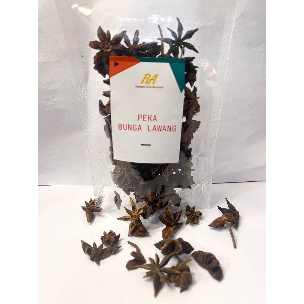 

50g| Peka/Bunga Lawang Asli Rempah Rempah Bumbu Asli Nusantara|Peka/Bunga Lawang Murni 100% - Rempah Pilihan