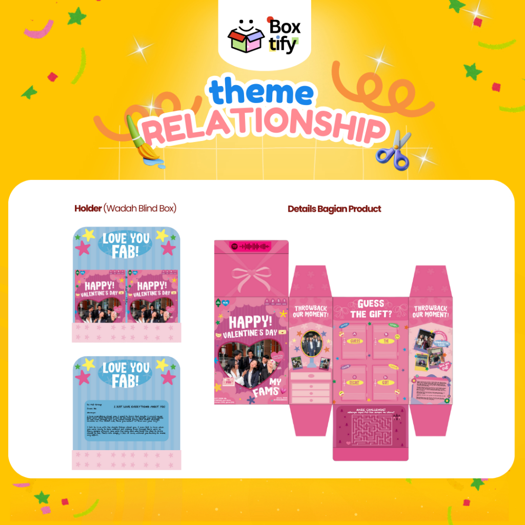 

[Relationship] Custom Gift Blind Box BoxTify - (SPECIAL MOMENT GIFT IDEA!) - Hari Raya, Reuni, Birthday, Anniversary, Graduation, Sweet Seventeen, Wedding, Resign, Christmas Gift, Cereal gift, kotak sereal, diy cereal, diy sereal, sereal gift, cereal gift