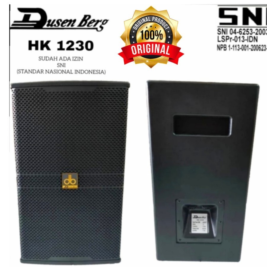 Speaker Pasif Pasive Karaoke 12 Inch DUSENBERG HK 1230 ORIGINAL SNI