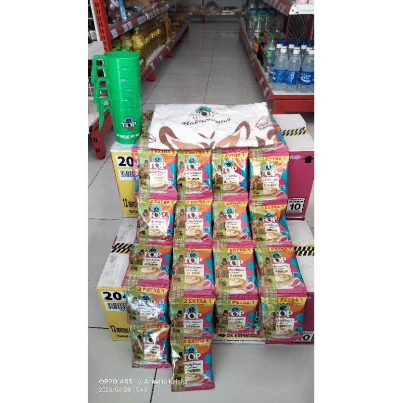 

TOP KOPI MOKACHINNO 2 renteng (30 saset) FREE GELAS