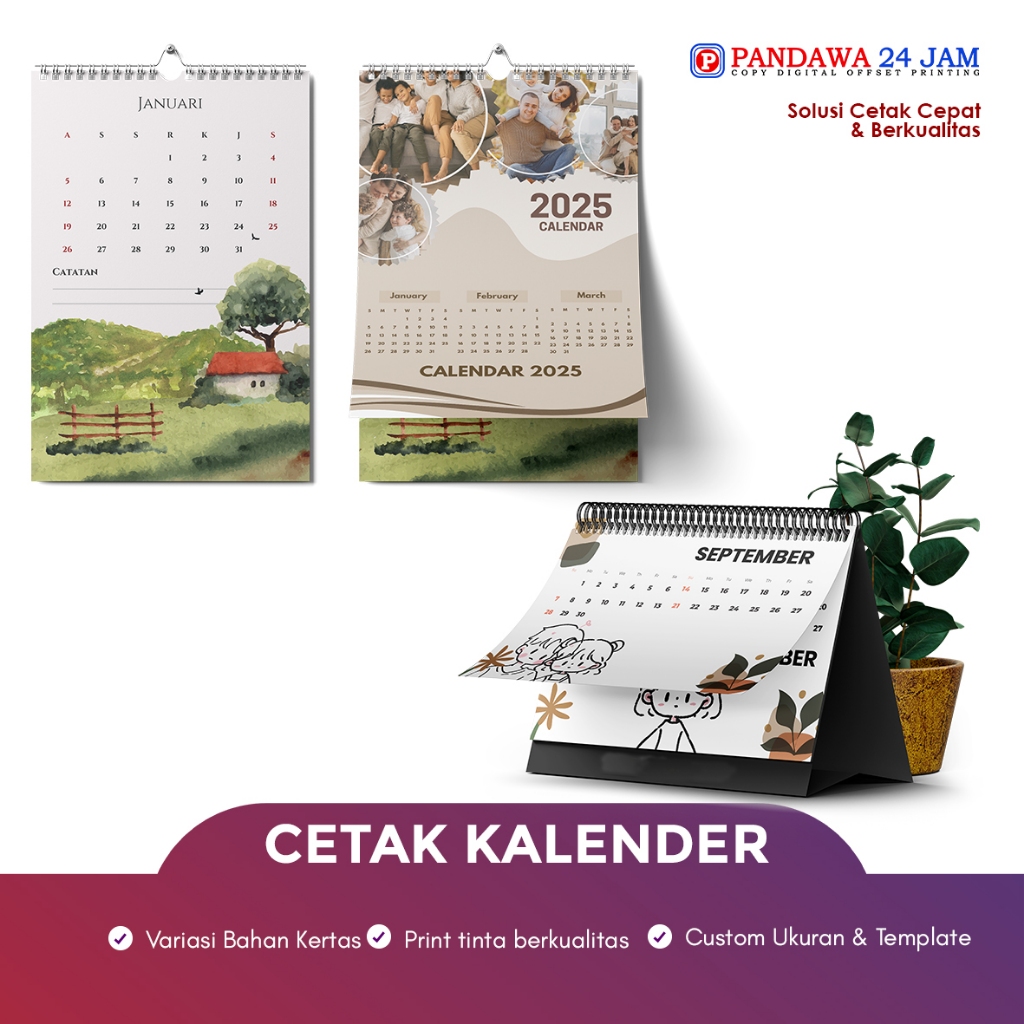 

Kalender Meja Dinding Custom 2024 Varian Model