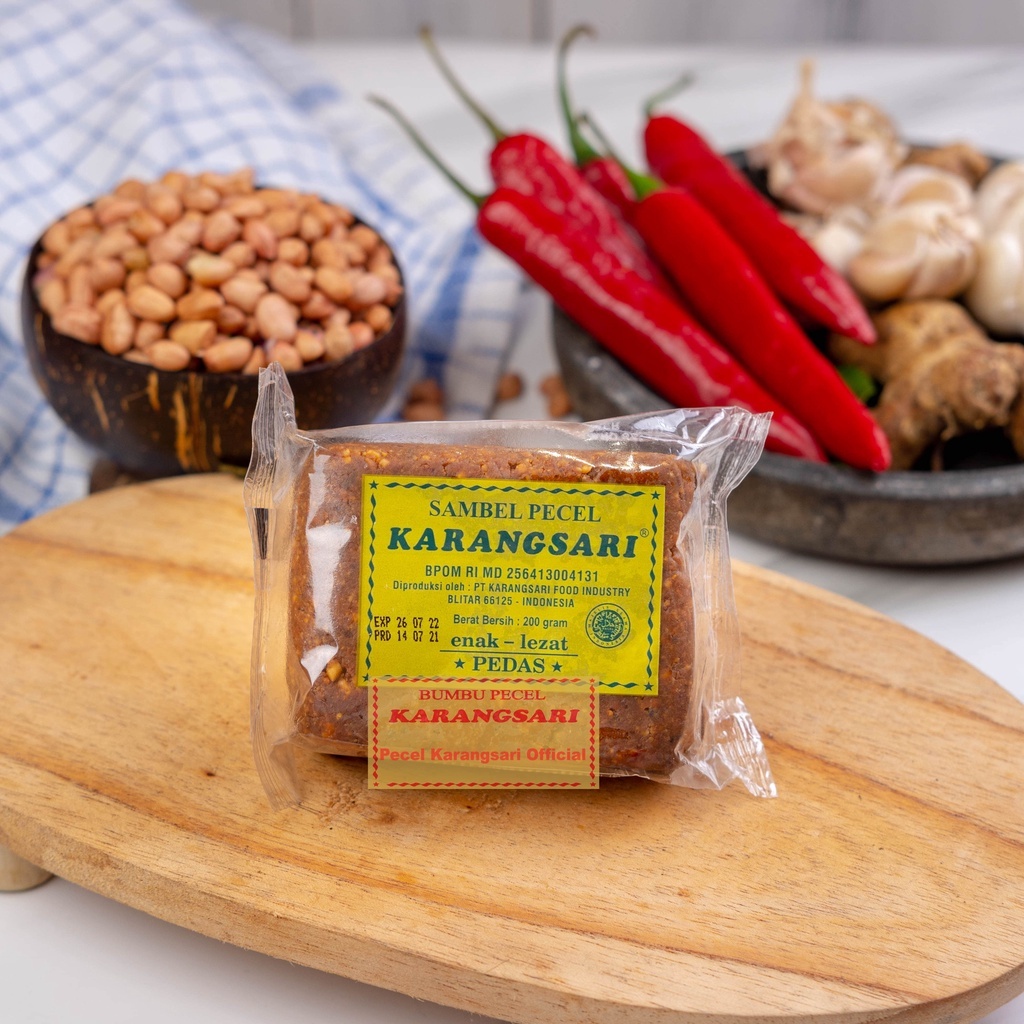 

Sambel Pecel Pedas 200 gr Karangsari