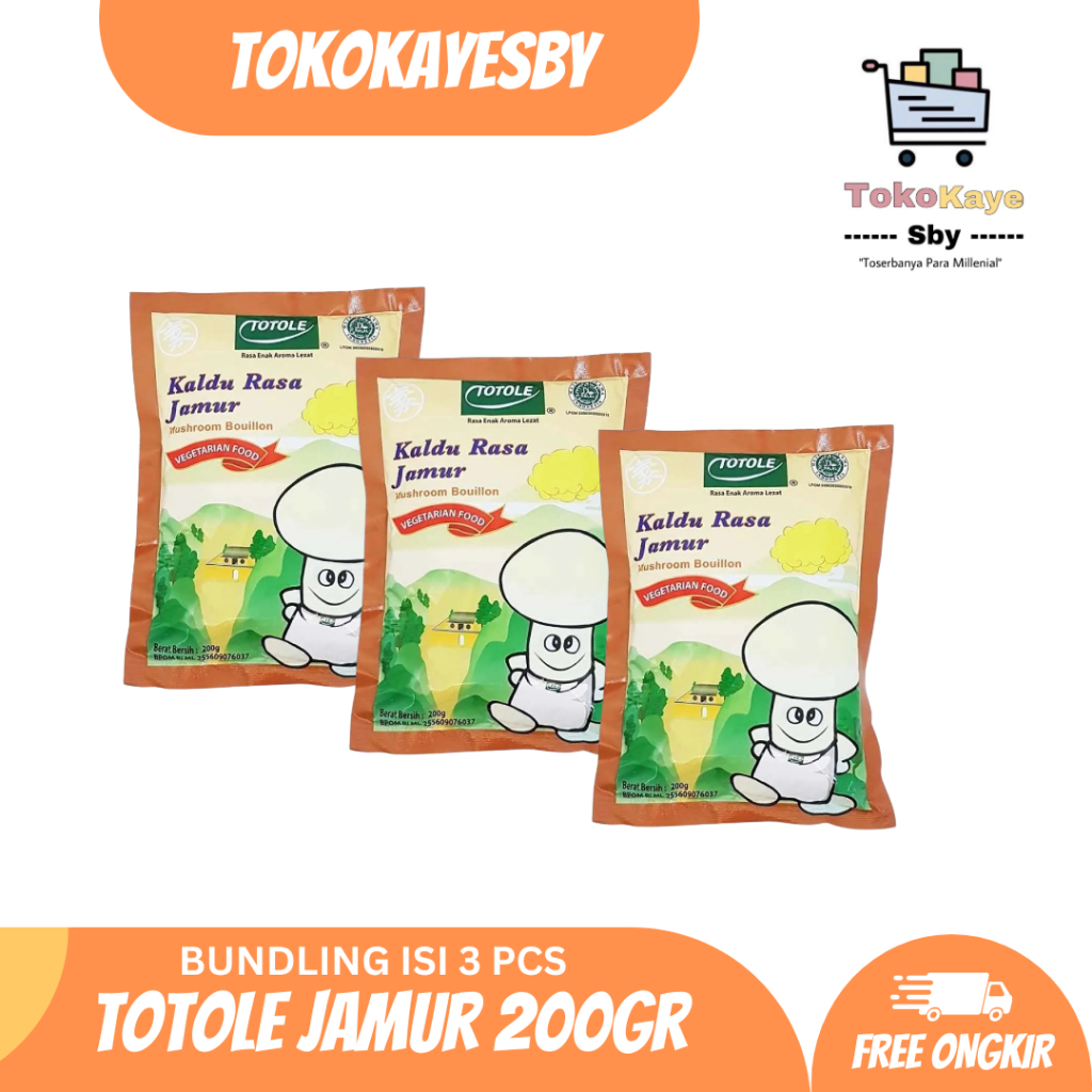 

Totole Kaldu Jamur/ Bumbu Rasa Jamur 200 Gr Paket Bundling isi 3 pcs