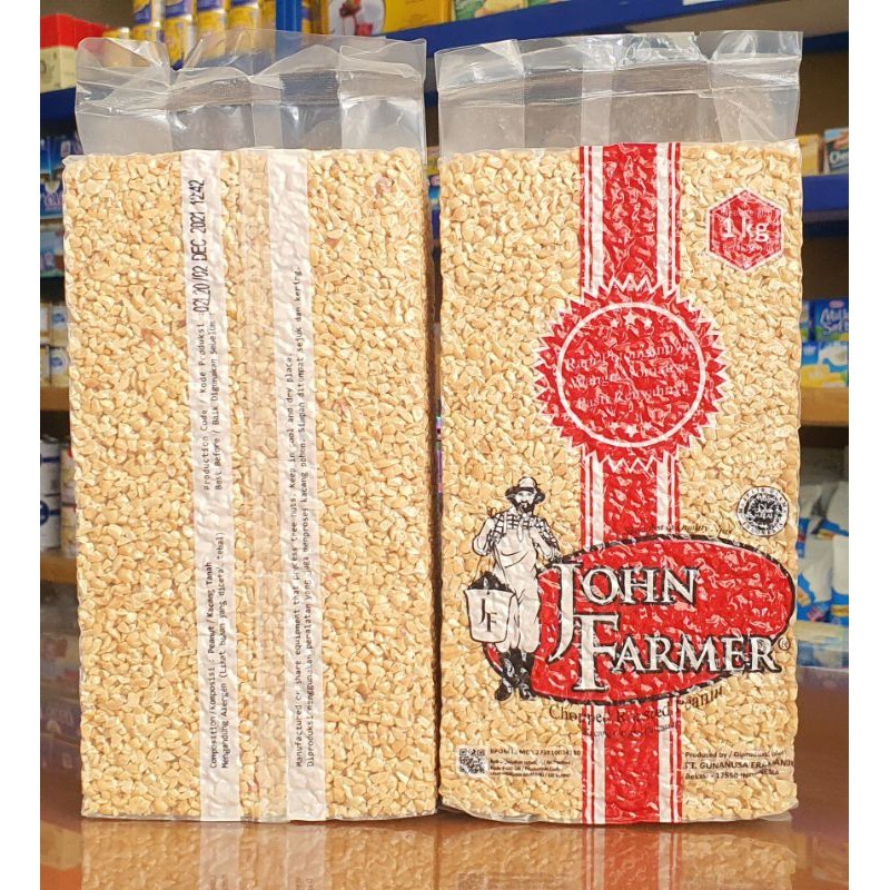 

JOHN FARMER ROASTED PEANUT 1KG | KACANG CACAH PANGGANG