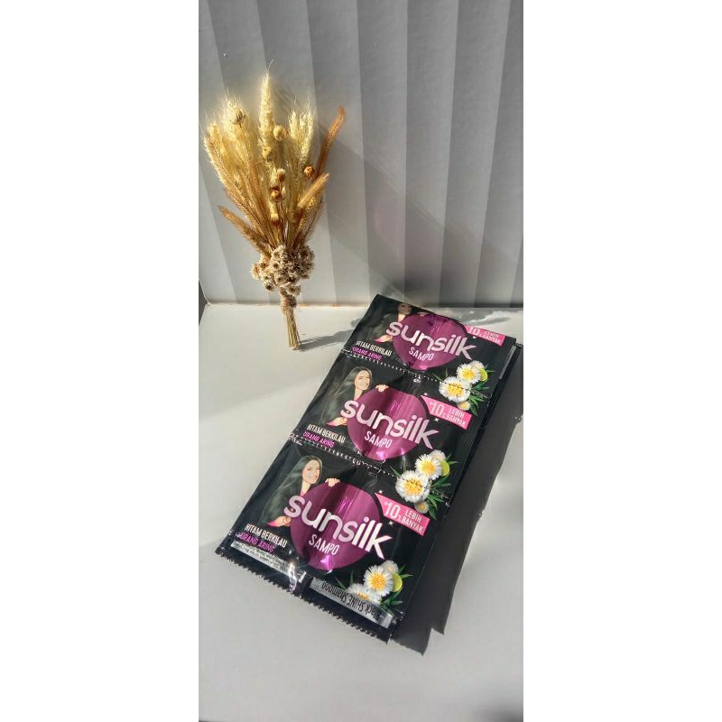 Shampoo Sunsilk Hitam 24 pcs dan Conditioner Hitam sunsilk 12 pcs