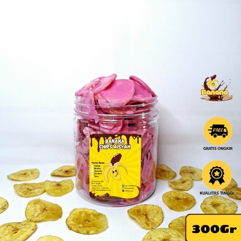 

Keripik Pisang Lumer 300gram 5 Varian Rasa