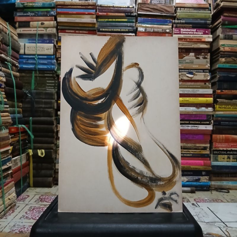 

lukisan cat minyak size tinggi 40cm lebar 27cm